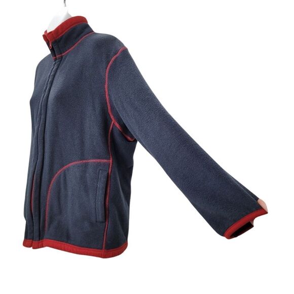2/$20 Red & Navy Blue Double Sided Fleece Jacket Size: Large - Picture 6 of 10